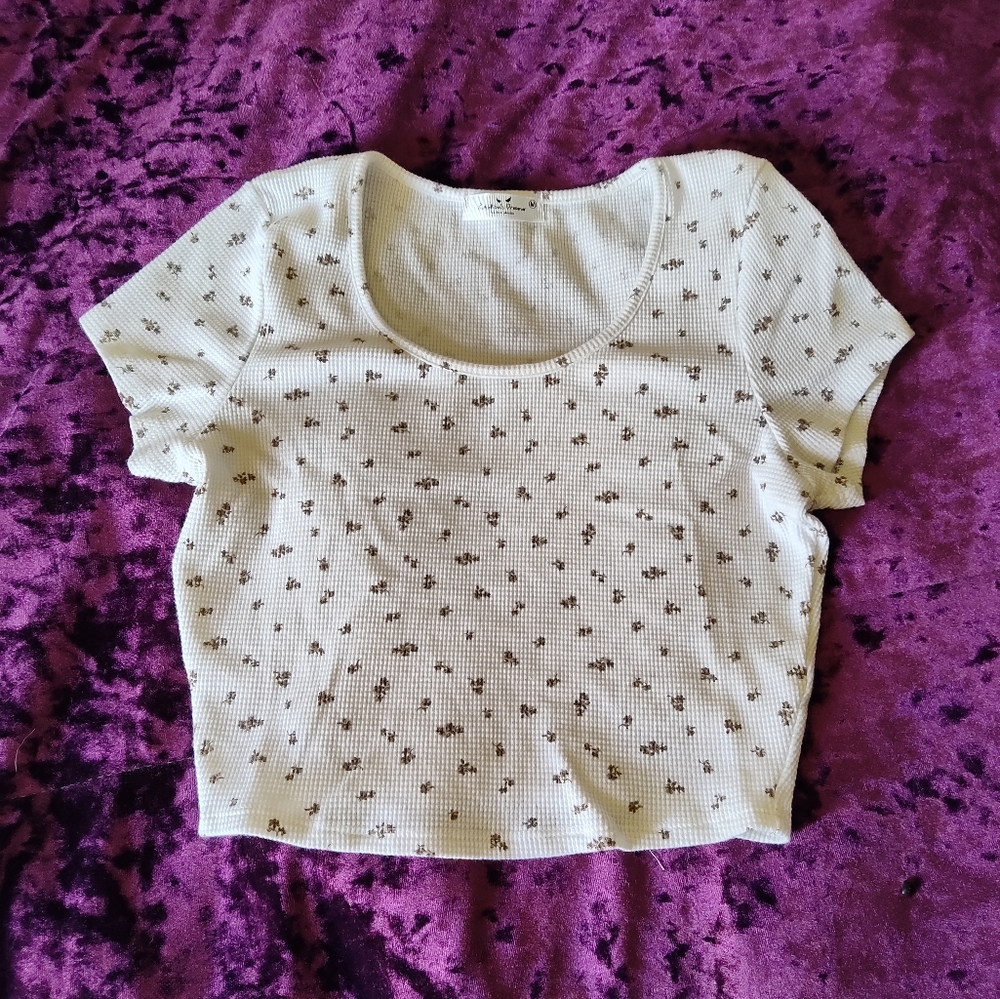 Y2K Floral Crop Top